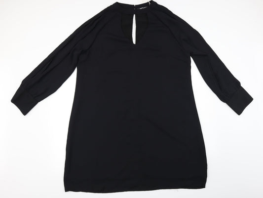 Womens UK Size XL Yoins Black Basic Blouse