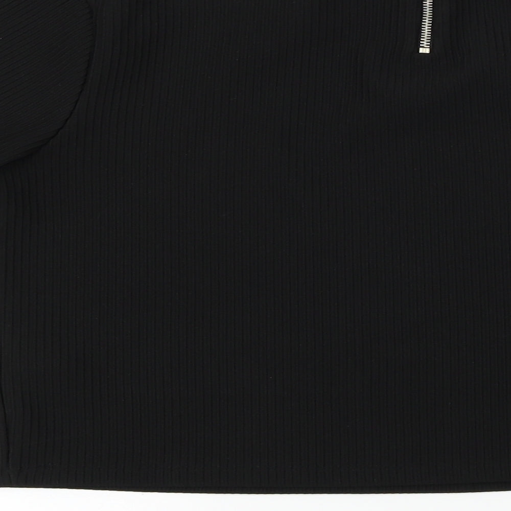 Brand and care label for Limited Edition women’s black jumper, size UK 10