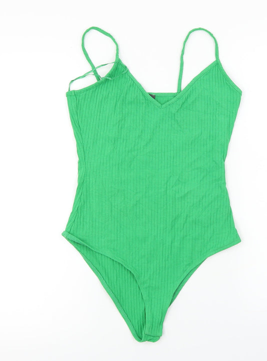 Primark  Womens Green   Bodysuit One-Piece Size XS