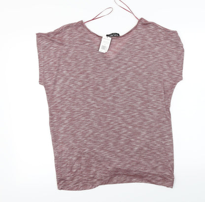 Womens UK Size 12 Select Red Basic T-Shirt