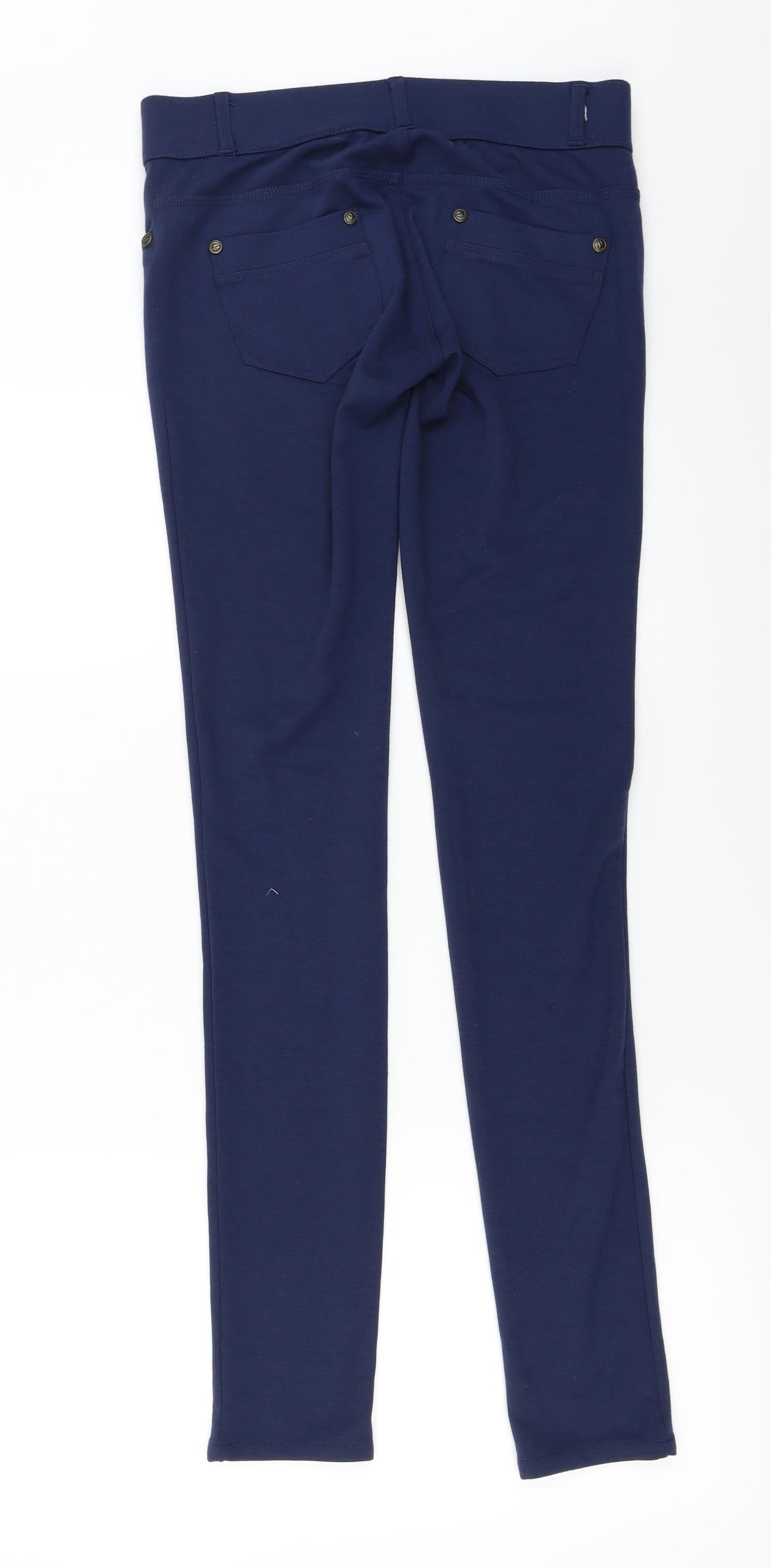 BYOU  Womens Blue   Trousers  Size 12 L28 in