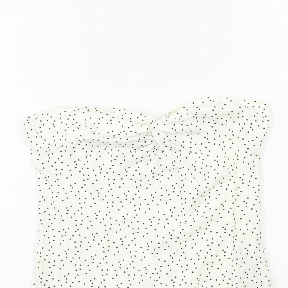 FOREVER 21 Womens White   Basic Tank Size L