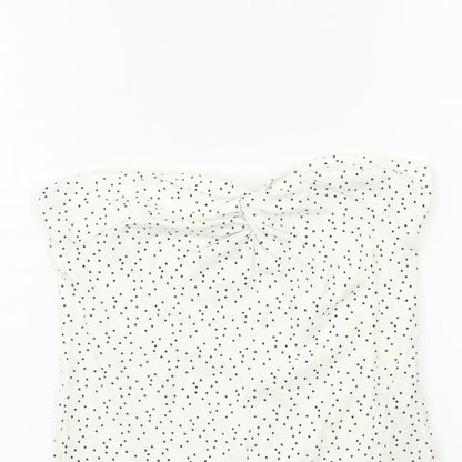 FOREVER 21 Womens White   Basic Tank Size L