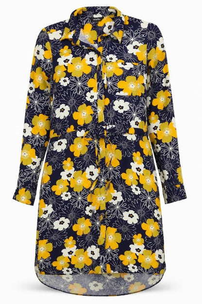 label be Womens Blue Floral  Shift  Size 10