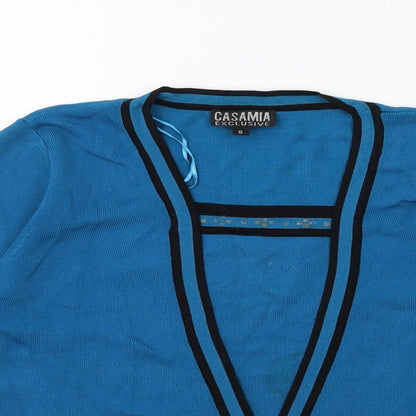 casamia Womens Blue   Cardigan Jumper Size S