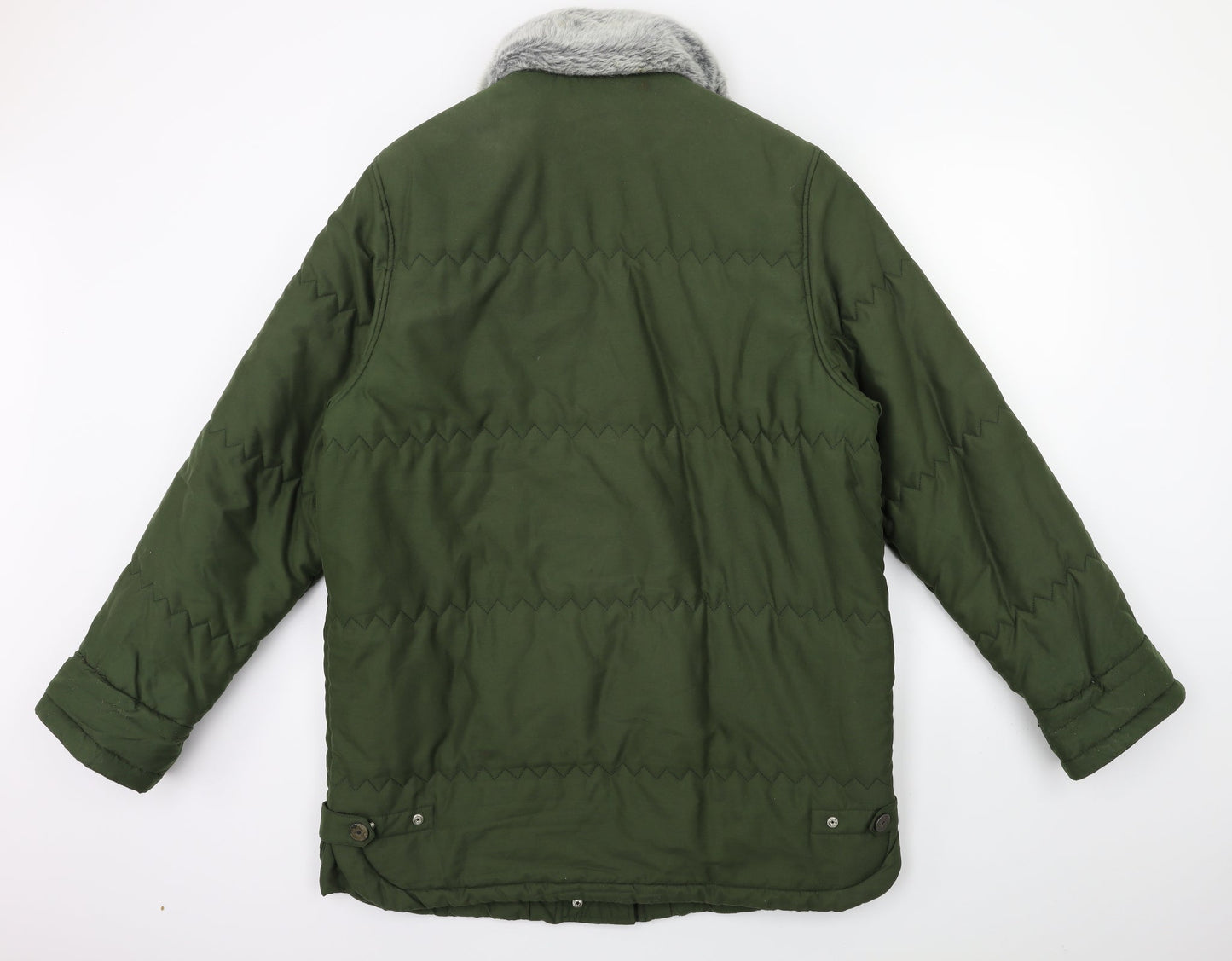 Damo Womens Green   Overcoat Coat Size 12