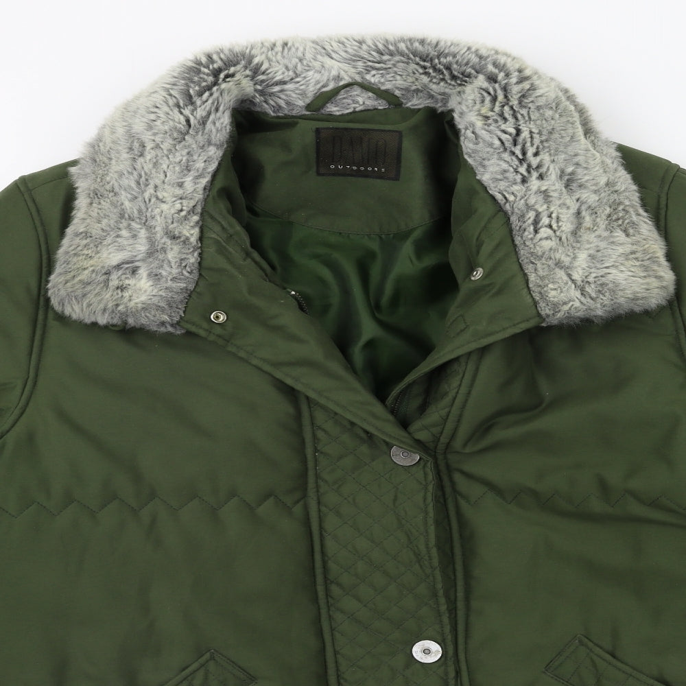 Damo Womens Green   Overcoat Coat Size 12