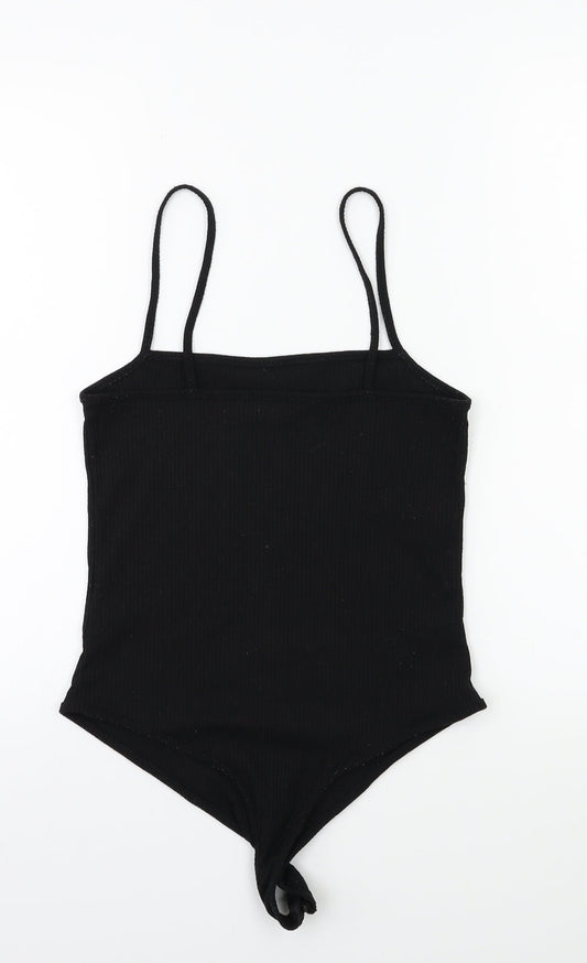 PRETTYLITTLETHING Womens Black   Basic Tank Size 10