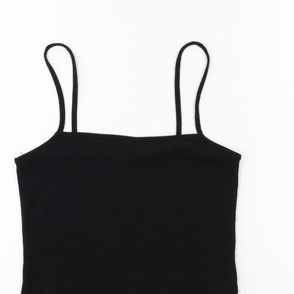 PRETTYLITTLETHING Womens Black   Basic Tank Size 10