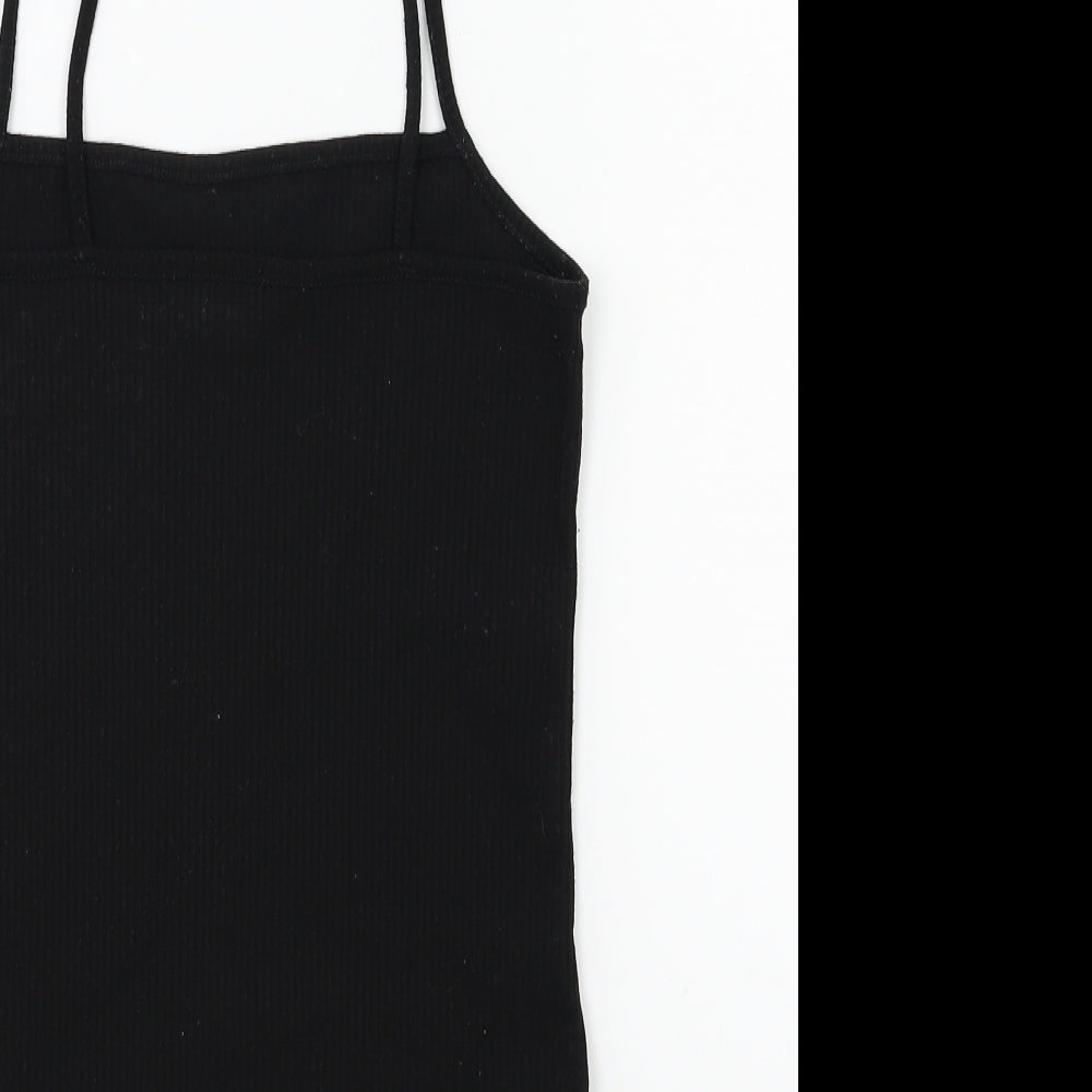 PRETTYLITTLETHING Womens Black   Basic Tank Size 10
