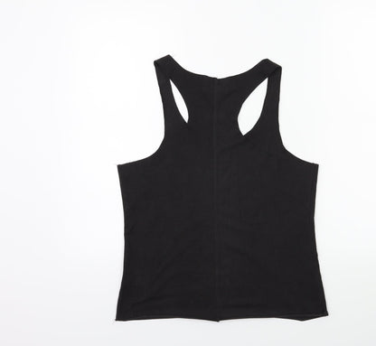 Womens UK Size 8 New Look Black Basic Tank