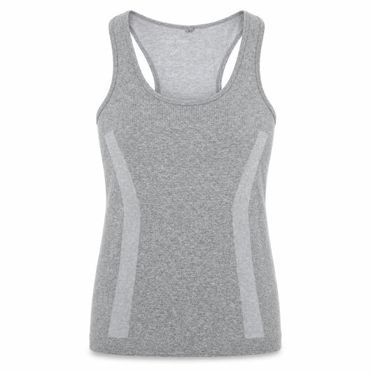 WORKOUT Womens Grey   Basic Tank Size 6