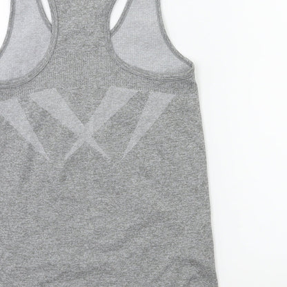 WORKOUT Womens Grey   Basic Tank Size 6