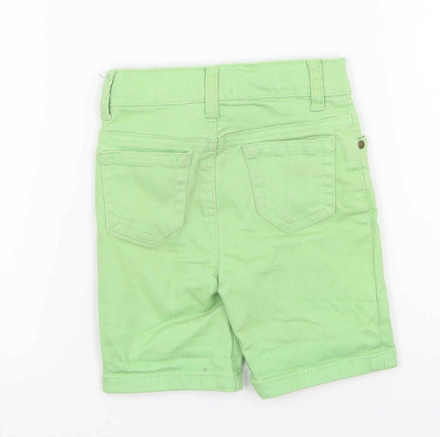 Denim & Co. Boys Green  Denim Cargo Jeans Size 12-18 Months