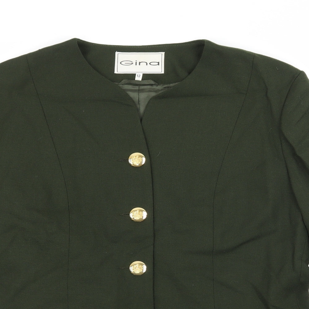 Womens UK Size 12 Gina Green Jacket