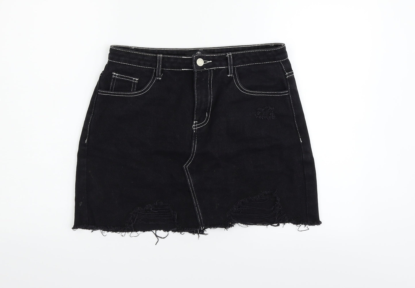 Womens UK Size 12 Misguided Flare  Skirt