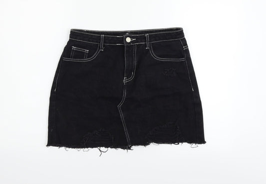 Womens UK Size 12 Misguided Flare  Skirt