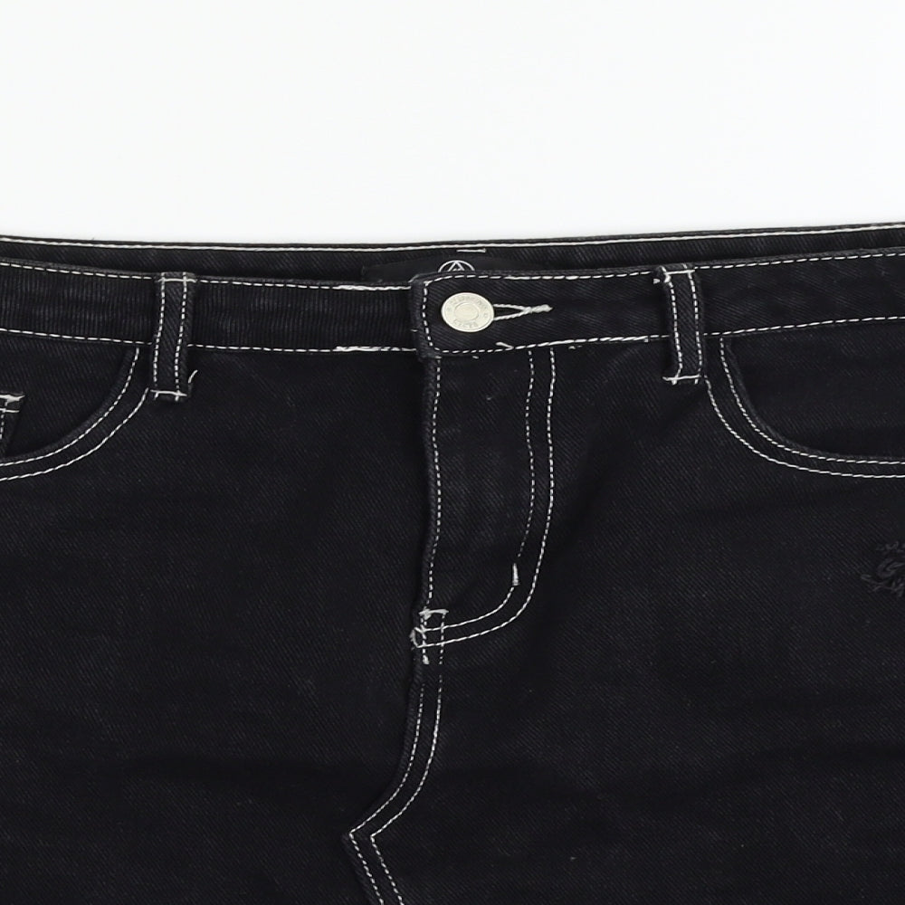 Womens UK Size 12 Misguided Flare  Skirt