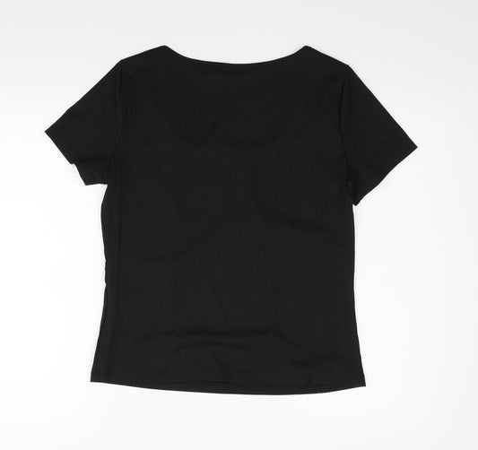 SheIn Womens Black   Basic T-Shirt Size XL