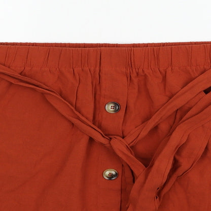 SheIn Womens Orange   Flare Skirt Size XL