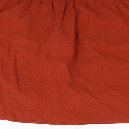 SheIn Womens Orange   Flare Skirt Size XL