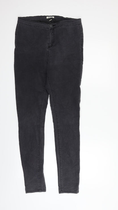 RE Womens Grey   Straight Jeans Size 10 L29 in