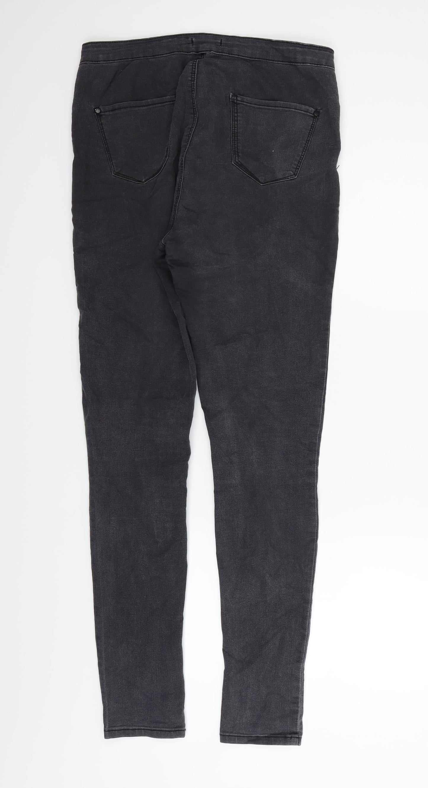 RE Womens Grey   Straight Jeans Size 10 L29 in