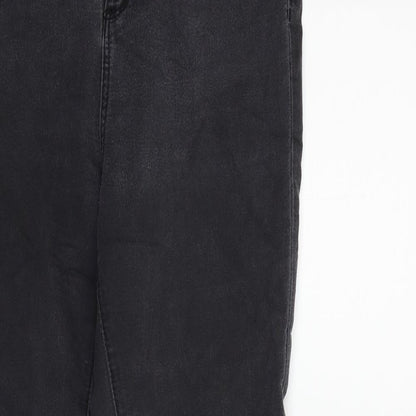 RE Womens Grey   Straight Jeans Size 10 L29 in