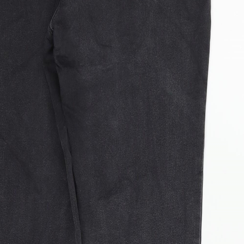 RE Womens Grey   Straight Jeans Size 10 L29 in