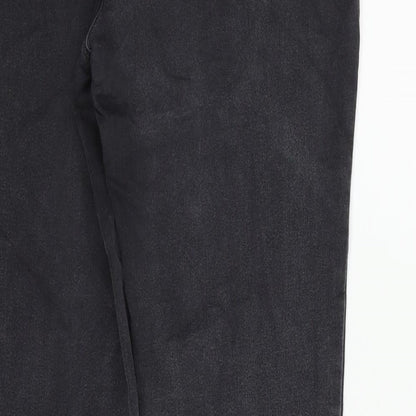 RE Womens Grey   Straight Jeans Size 10 L29 in