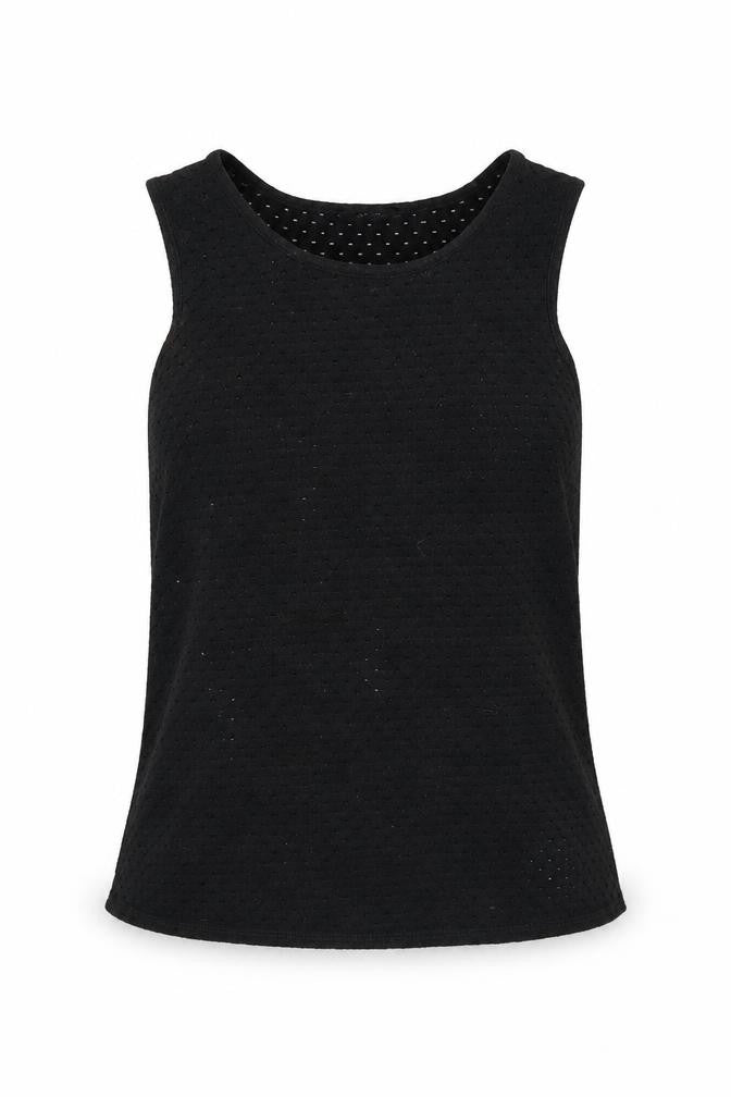 Womens UK Size 6 New Look Black Basic Tank