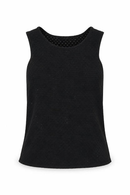 Womens UK Size 6 New Look Black Basic Tank
