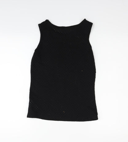 Womens UK Size 6 New Look Black Basic Tank