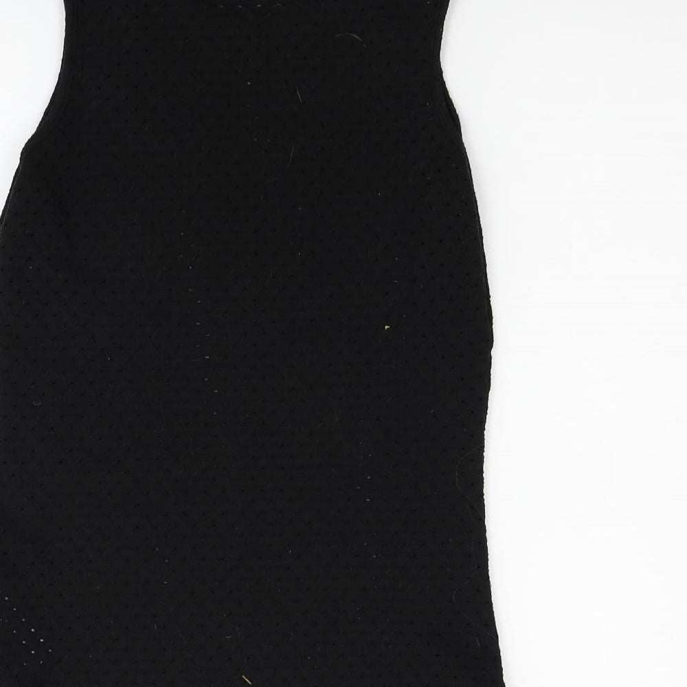 Womens UK Size 6 New Look Black Basic Tank