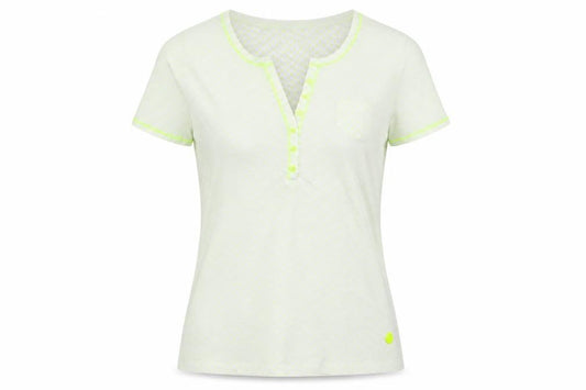 Basler Womens Gold Polka Dot  Basic T-Shirt Size 14