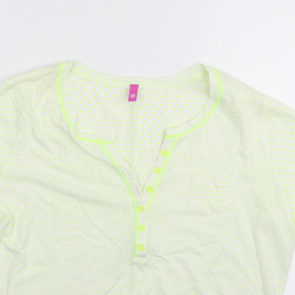 Basler Womens Gold Polka Dot  Basic T-Shirt Size 14