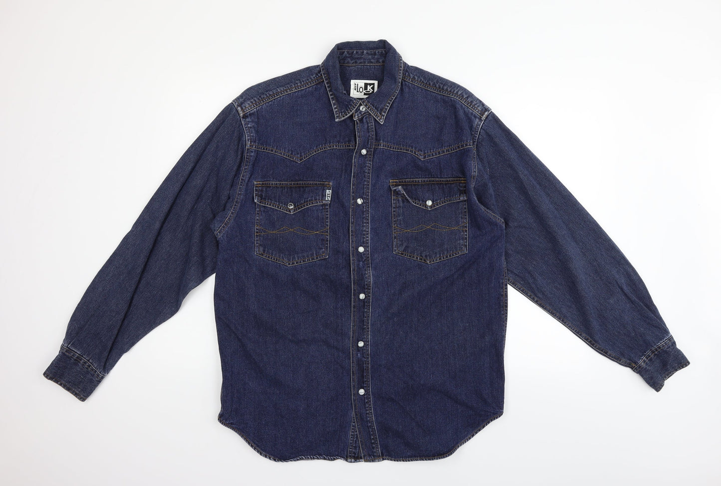 the look Womens Blue   Jacket  Size L