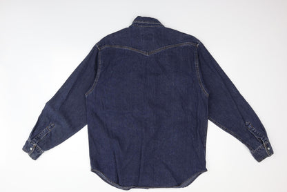 the look Womens Blue   Jacket  Size L
