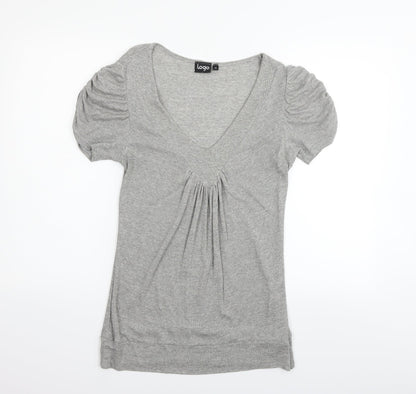 Logo Womens Grey   Fit & Flare  Size 14