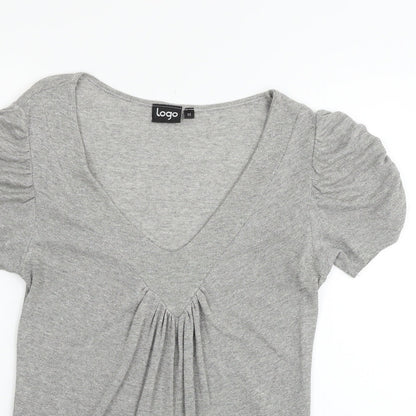 Logo Womens Grey   Fit & Flare  Size 14