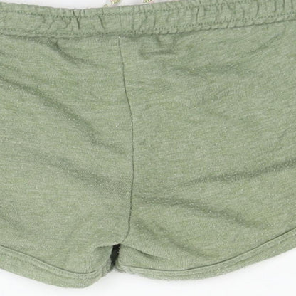 I love girls wear Girls Gold   Sweat Shorts Size 6 Years