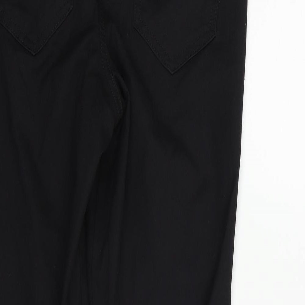 Womens UK Size 12 F&F Regular Fit  Black Trousers