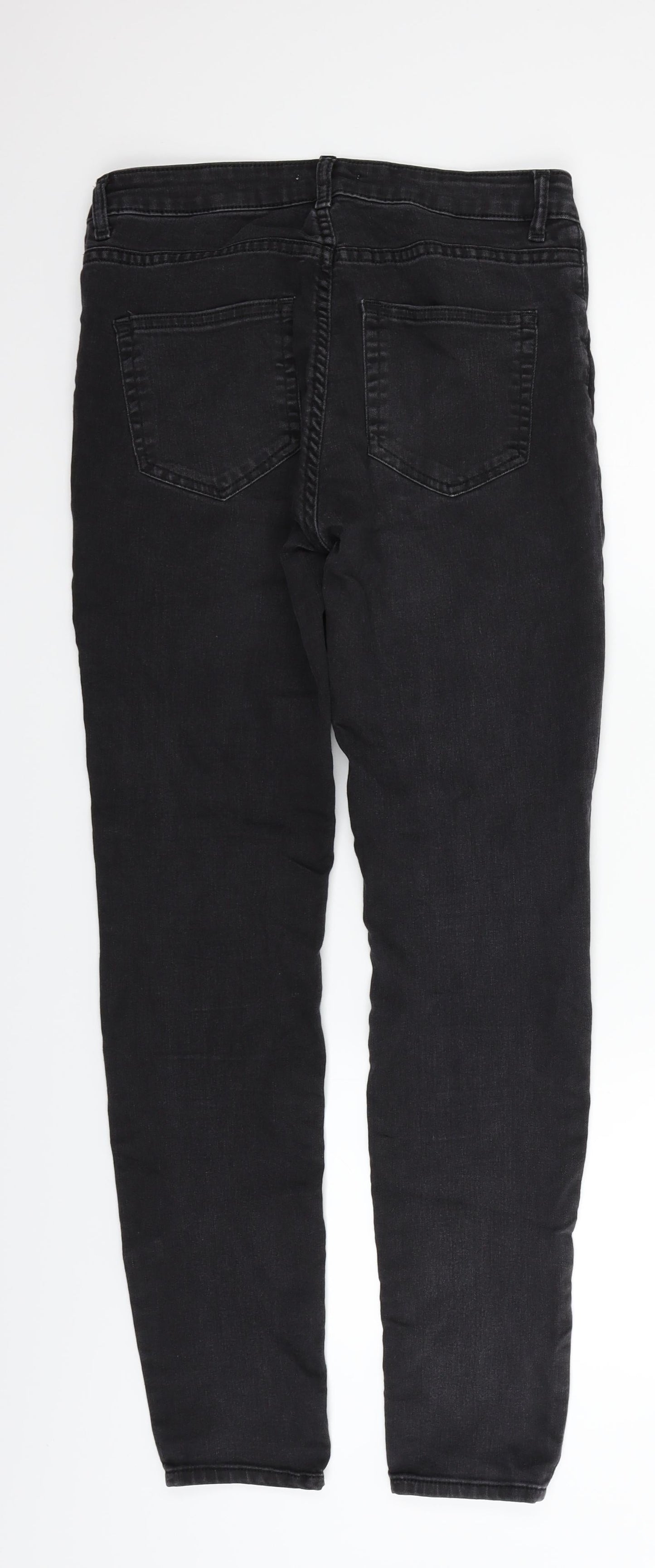 Womens UK Size 10 H&M Regular Fit  Grey Trousers