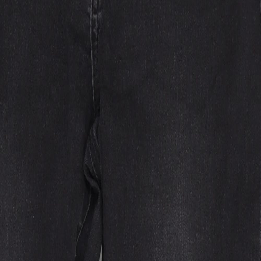 Womens UK Size 10 H&M Regular Fit  Grey Trousers