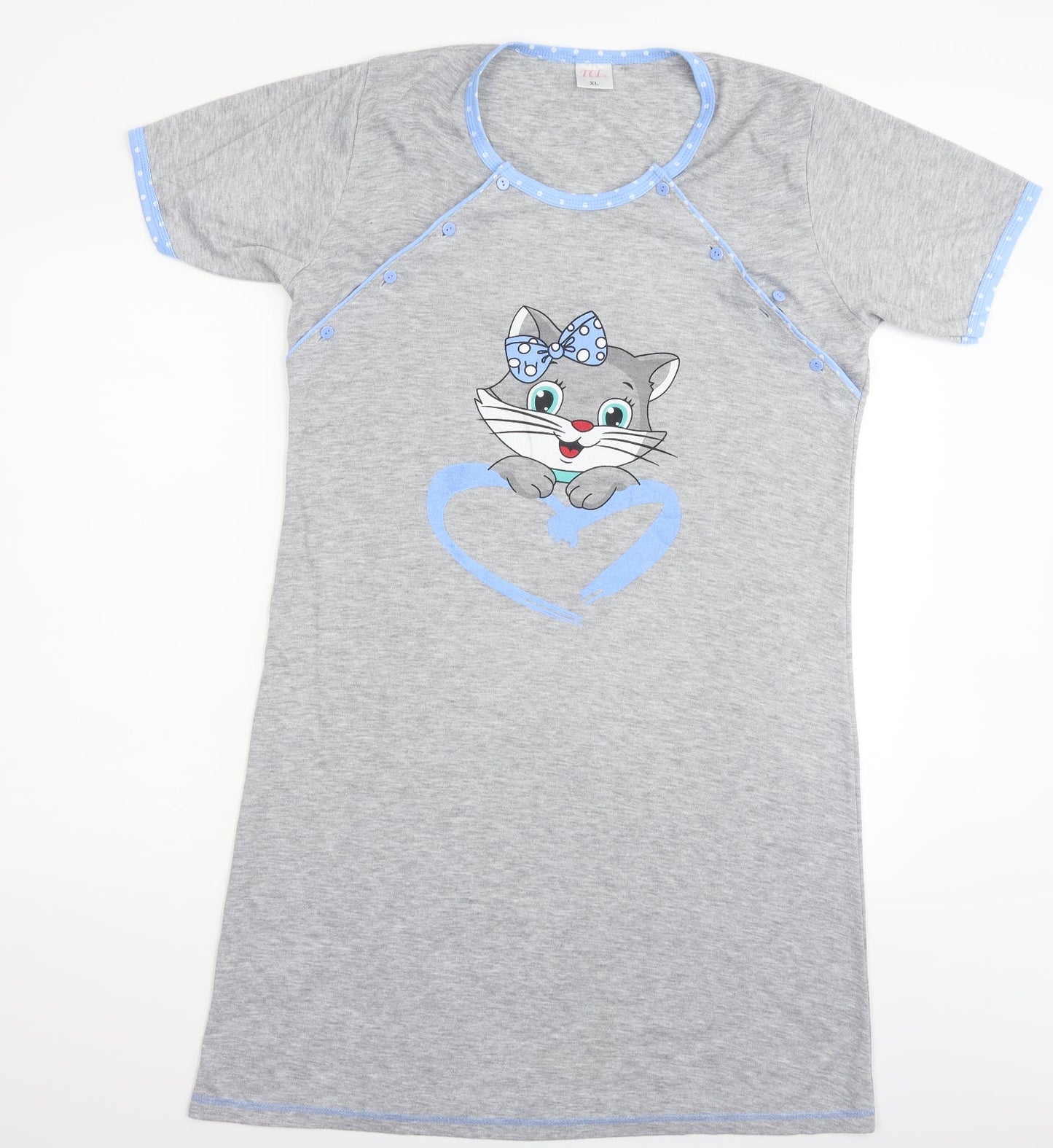 tcl Womens Grey   T-Shirt Dress  Size XL  - CAT