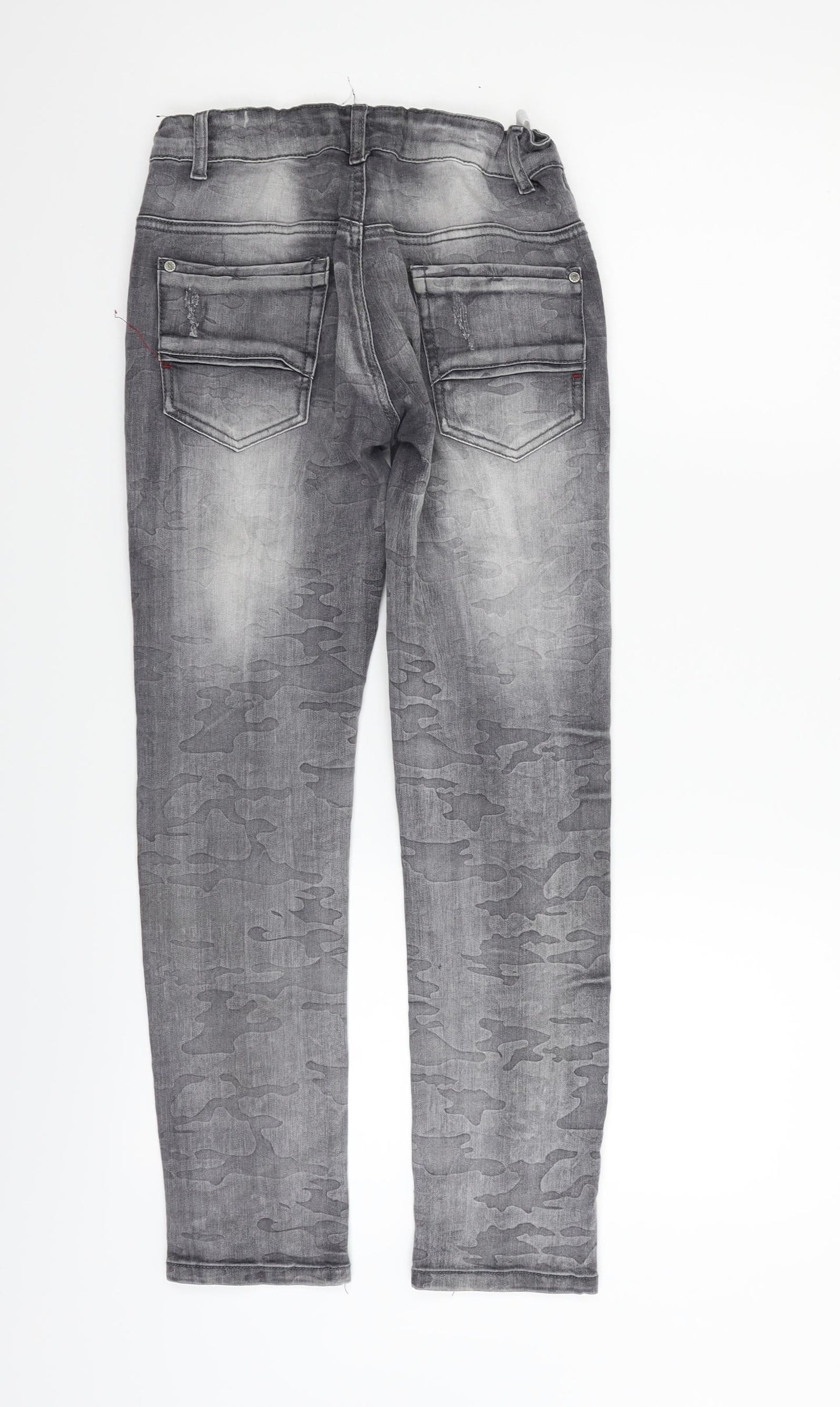 dola elvin Girls Grey   Straight Jeans Size 13-14 Years
