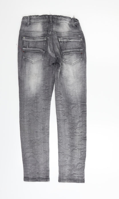 dola elvin Girls Grey   Straight Jeans Size 13-14 Years