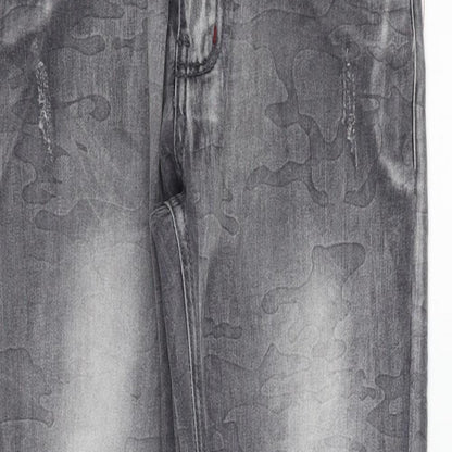 dola elvin Girls Grey   Straight Jeans Size 13-14 Years