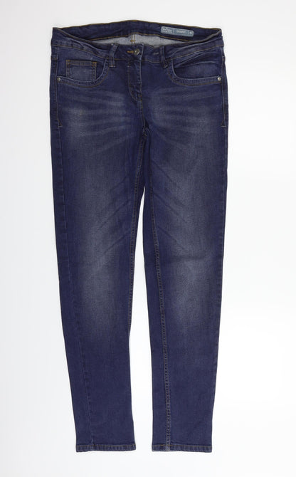Womens UK Size 32 in blue motion Regular Fit Straight Blue Jeans