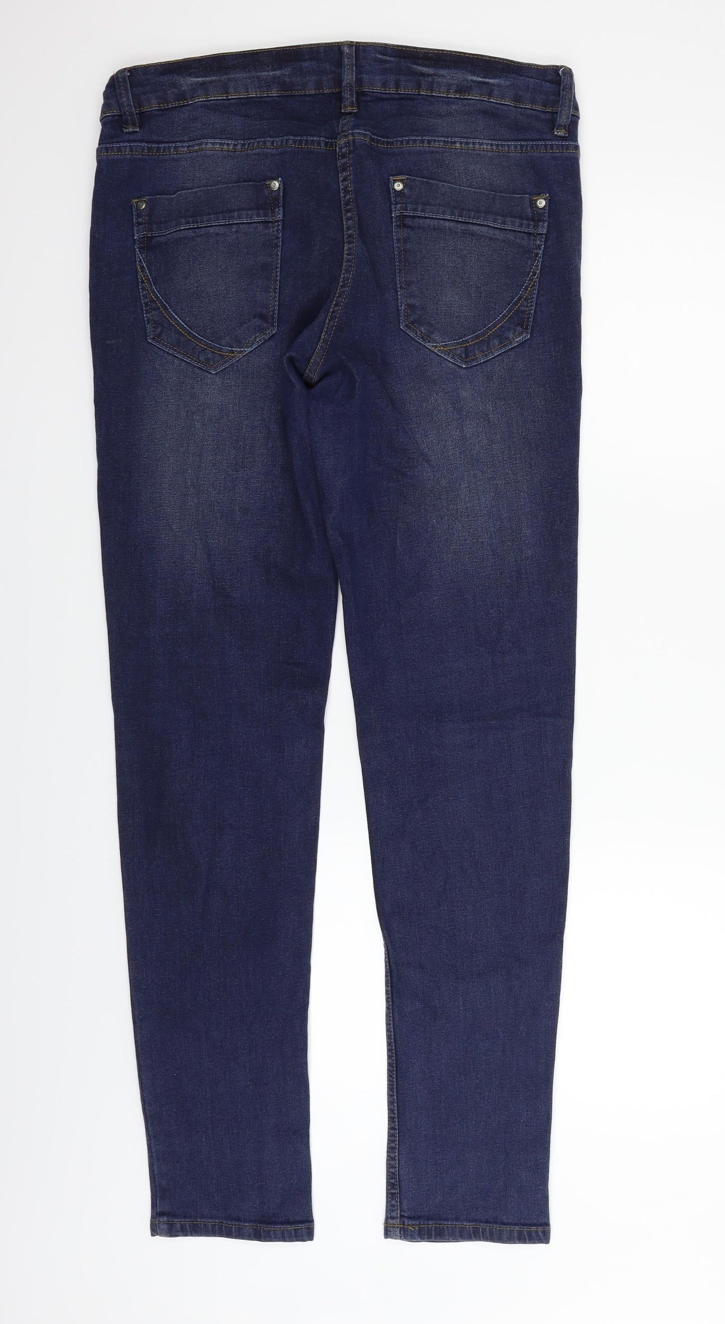 Womens UK Size 32 in blue motion Regular Fit Straight Blue Jeans